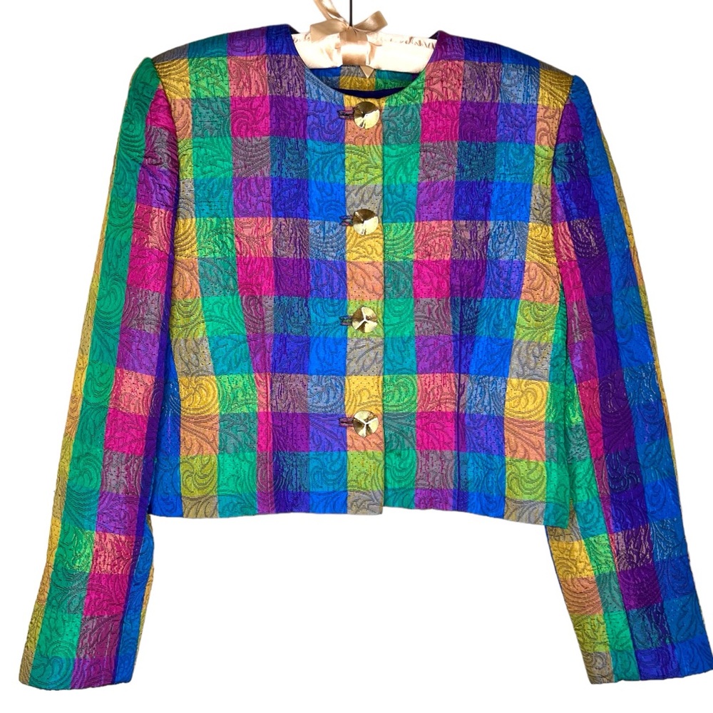 Vintage 80's Doncaster Custom Crop Blazer Size 6